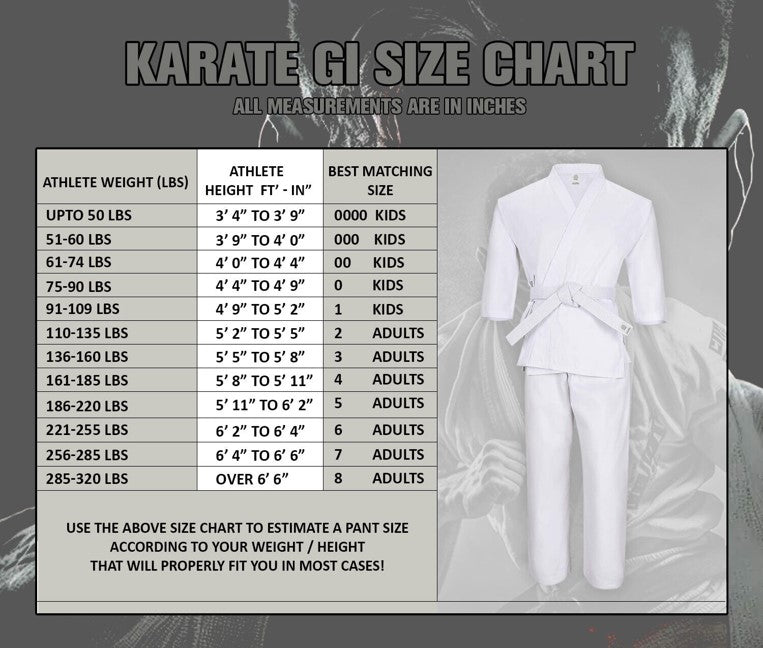 Tiger Claw, Medium Weight, Adult Karate Gi